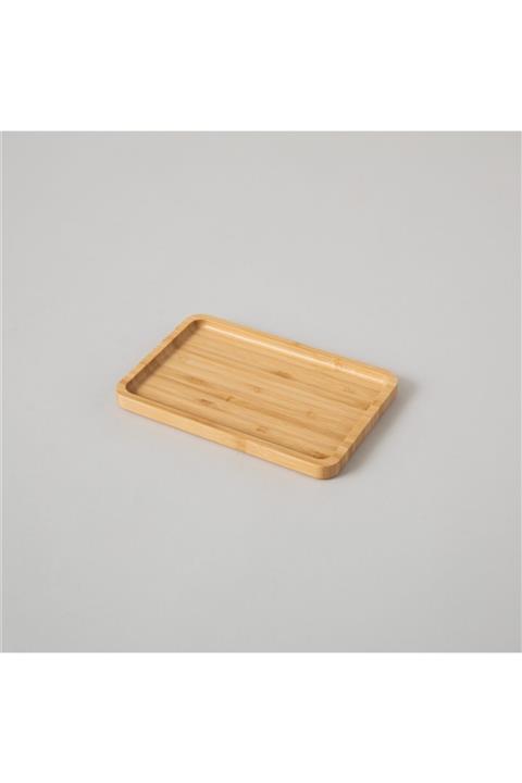 Chakra Bambu Tepsi 20x13 Cm Natural