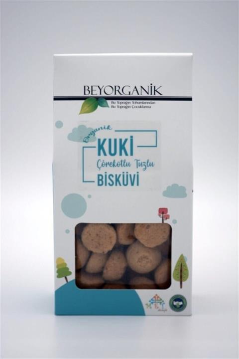 BEYORGANİK Organik Kuki Çörekotlu Tuzlu 150 Gr (kutu)