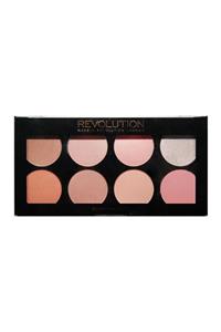 MAKEUP REVOLUTION Revolution Hot Spice Ultra Pembe Tonları 8'li Allık Paleti