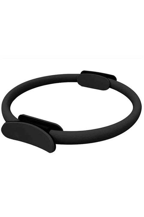 ZÜBAHOME 38 Cm Pilates Çemberi Yoga Egzersiz Halkası Siyah