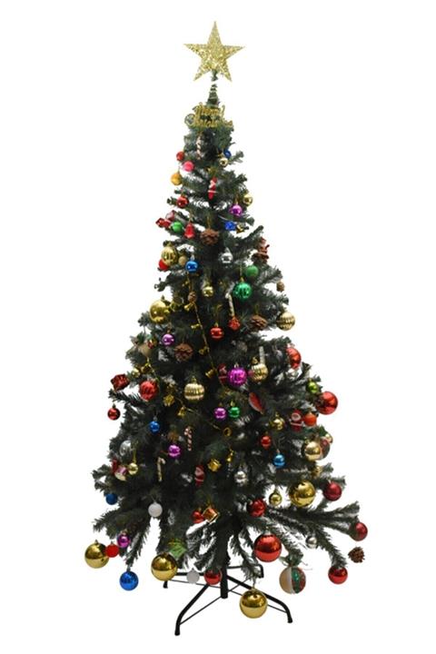 ELROND Vilya 2022 Luxury Series 210 Cm Yılbaşı Çam Ağacı Demir Ayaklı Yeni Yıl Çam Ağacı