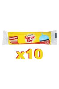 Koroplast Büyük Boy Çöp Poşeti 10'lu 65x80 cm 10 Paket