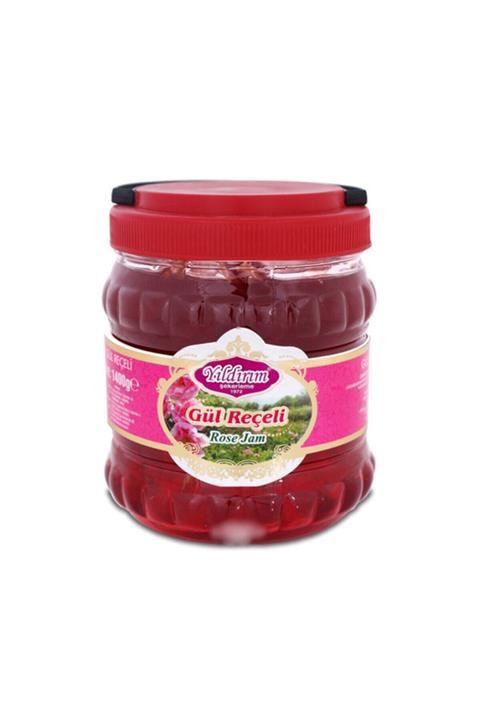 Yıldırım Şekerleme Kırmızı Renkli Isparta Gül Reçeli 1400 gr