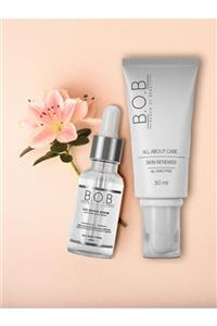 B.O.B BENCH OF BEAUTY 2'li Cilt Bakım Seti - Yenileyici Leke Kremi 50 ml, Göz Çevresi Serumu 20 ml