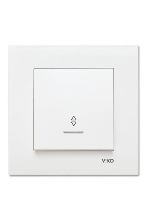 VİKO Beyaz Işıklı Vavien Anahtar