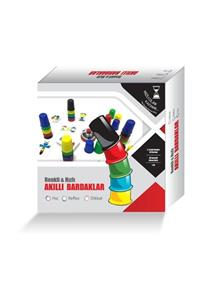 Gepettoys Hızlı Süper Bardaklar Pratik Akıllı Bardaklar Eğitici Zeka Oyunu Çocuk Ve Aile Kutu Oyunu