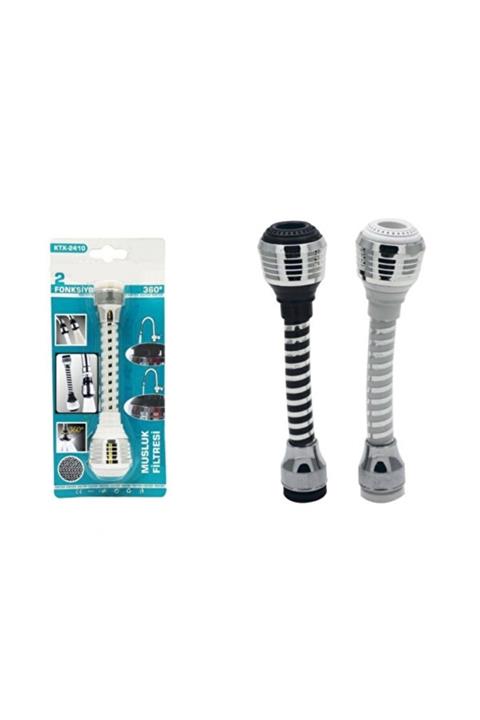 LOVYCO Mutfak Lavabo Başlığı 360 Derece Döner Musluk Ucu Filtreli