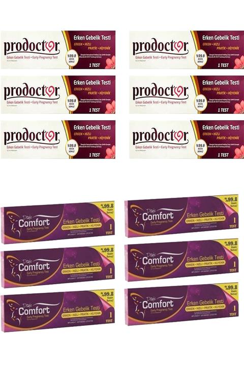 Prodoctor Comford Erken Gebelik Testi 6 'lı + 6 'lı