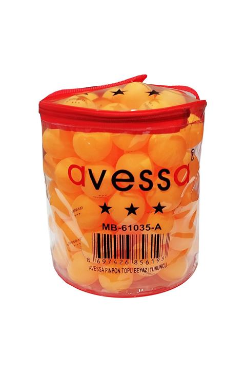 AVESSA 100 Adet Masa Tenisi Topu Pinpon Topu Turuncu Abs-orange