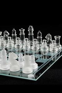 Revello Cam Satranç Takımı Full Cam Satranç Glass Chess