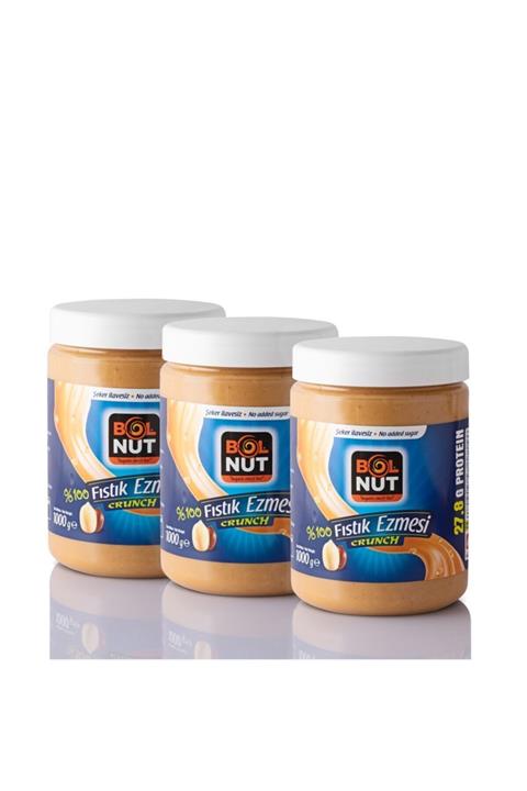 Bolnut Sade %100 Fıstık Ezmesi 3 Adet 1 Kg
