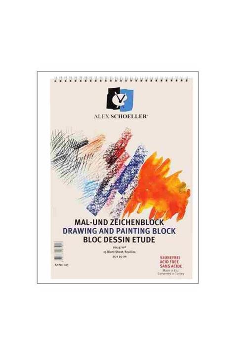 Alex Schoeller Alex Scholler Resim Defteri 25x35 165gr 15yp. 017