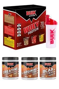 Bulk Nutrition Protein Tozu 70 Şase 3 Mix Bcaa Kreatin Arjinin 60 Servis Şeftali