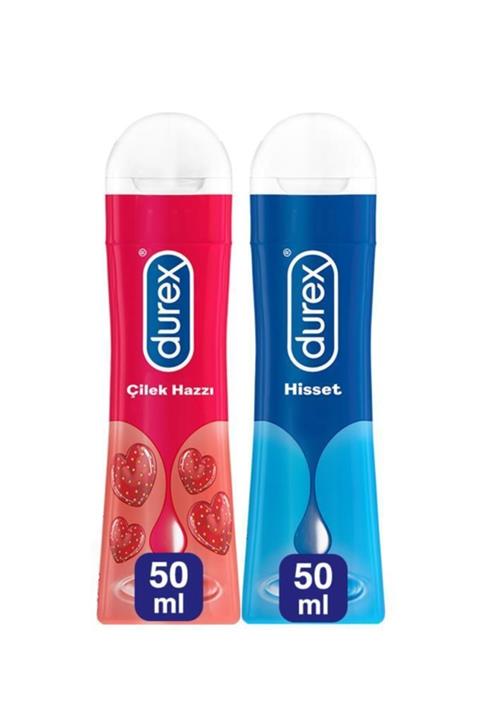 Durex Play Kayganlaştırıcı Çilek 50 ml + Play Hisset Jel 50ml