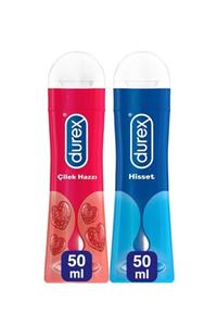 Durex Play Kayganlaştırıcı Çilek 50 ml + Play Hisset Jel 50ml