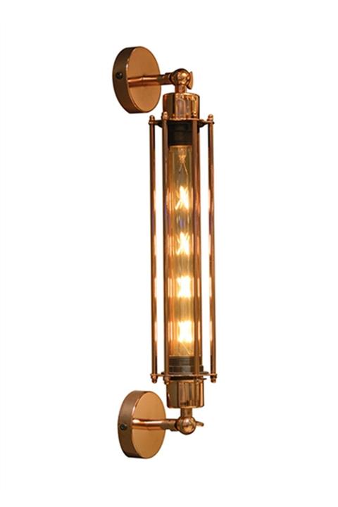 Decobulvar Rustik Ampullü Bakır Retro Aplik Dc1060