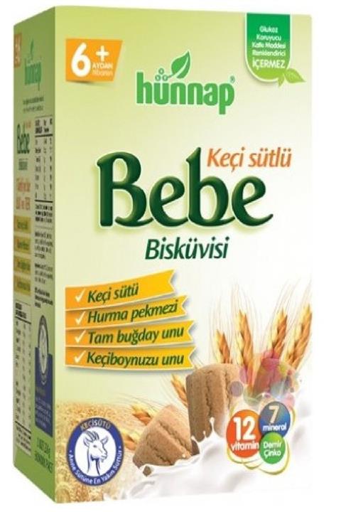 Hünnap Keçi Sütlü Bebe Bisküvisi 400 gr