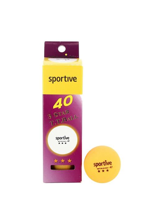 Sportive Winner Unisex Beyaz 3lü Masa Tenisi Raketi 339008-3ktw