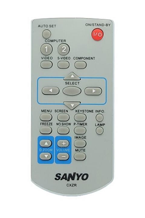 Sanyo Projektör Projeksiyon Uzaktan Kumandası Plc-xu355a Plc-xu305a