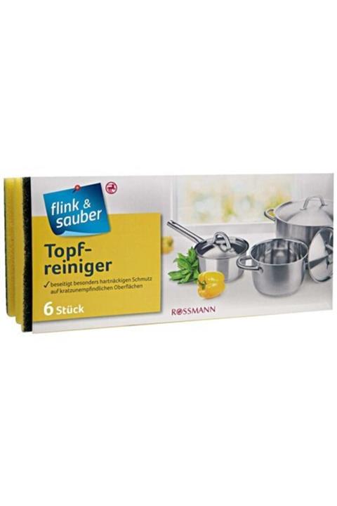 Flink Sauber Flink & Sauber Bulaşık Süngeri 6'lı
