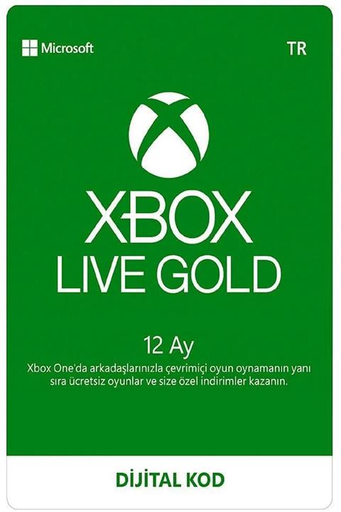 MICROSOFT Xbox Live Gold 12 Aylık (Konsol)