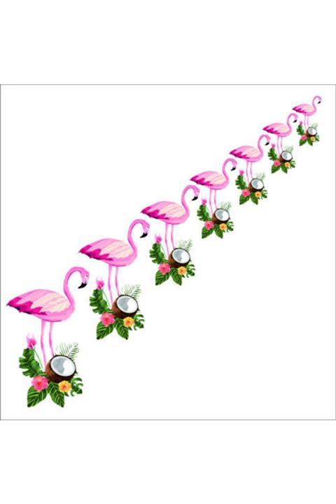 Onnar Dekor 7'li Duvar Süsü Filamingo