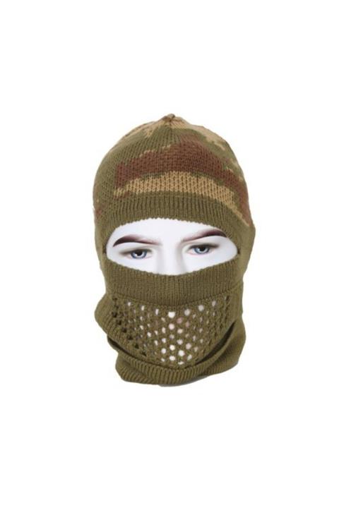 special Kamuflajlı Kar Maskesi Örme