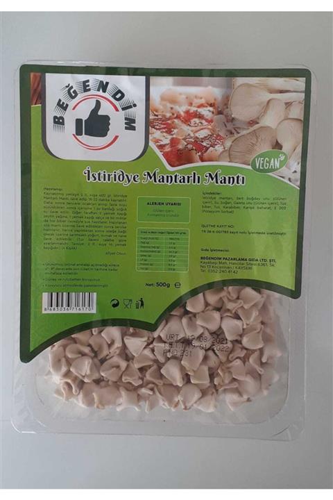 BEĞENDİM Vegan Istiridye Mantarlı Mantı 400 gr