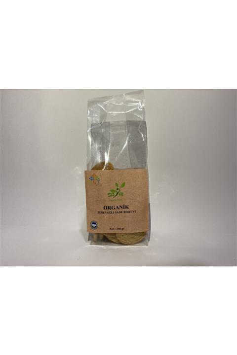 SAYM ORGANİC FOOD Organik Tereyağlı Sade Bebek Bisküvisi +9ay