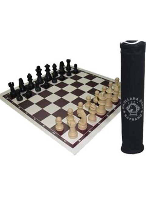 MOYASHOP Okul Tipi Rulo Satranç Takımı - Çocuk Ve Yetişkin Zeka Gelişim Oyunu