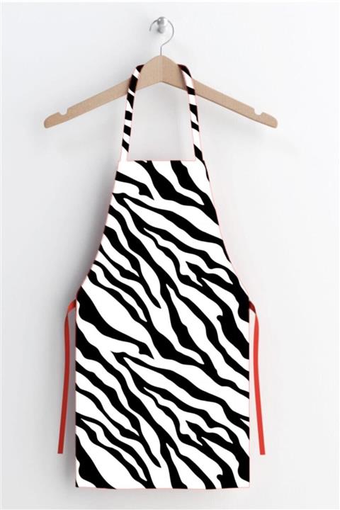 AYSHOME Savana Desen Leke Tutmaz Mutfak Önlüğü