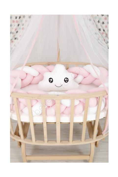 Bebekonfor PEMBE ÖRGÜ KORUMALIK+ BULUT YASTIK