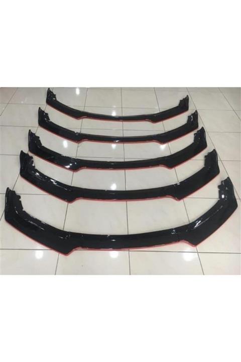 OLED GARAJ Honda Civic Fc5 2016-2019 Ön Tampon Lipi Kırmızı Çizgili Karlık