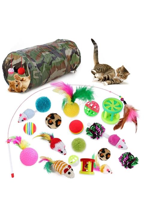 Mixpet Kedi Oyuncak Seti 21 Parça Model 11