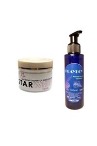 HİNTOHU Starwhite Lightening Cream For Sensitive Area 100ml Genital Cilt Bakım Kremi+playboy Lubricant 125ml