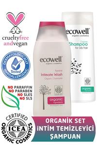 Ecowell Organik İntim Temizleyici 200 ml + Şampuan 300 ml