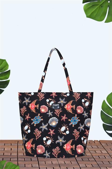 Moodbasic Kadın Tesettür Siyah Lucia Beach Bag Sz-Mb05.36.76C
