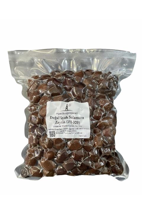 Organik Sepet Pazarı Doğal Siyah Salamura Zeytin (291 - 320)