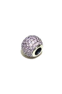 Nur Silver Pandora Pembe Charm