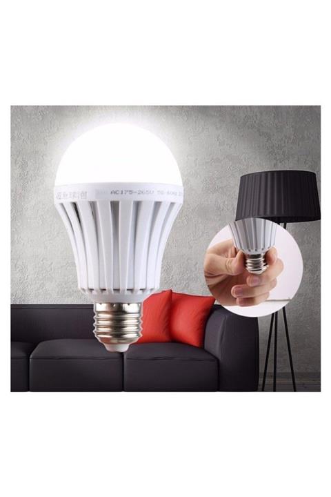 ataşbey 12w Şarjlı Led Ampül Beyaz Renk
