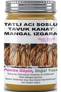 SPANA Ev Yapımı Katkısız Tatlı Acı Soslu Tavuk Kanat Mangal Izgara 330gr