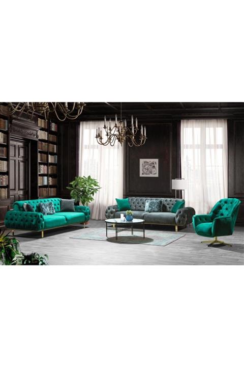 S Home Design Concept Lizbon 3+1 Koltuk Takımı Kanepe Berjer