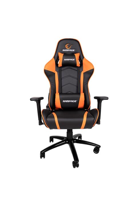 Rampage Kl-r90 Knight Serisi Siyah/turuncu Profesyonel Gaming Oyuncu Koltuğu