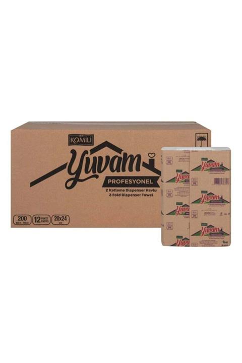 Komili Yuvam Z Katlama Havlu Peçete 12x150 Yaprak
