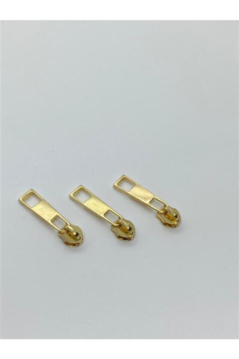 Aklar Çanta 50 Adet Rosegold Plastik Fermuar Uyumlu Fermuar Başlığı (çanta Aksesuarı)