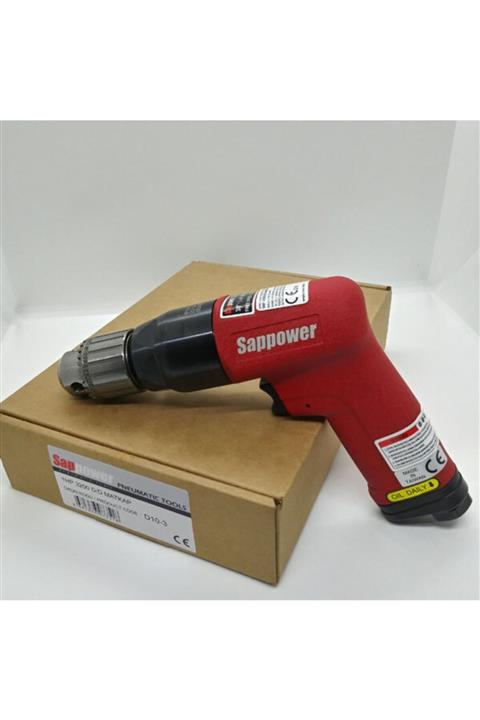SAPPOWER Havalı Matkap 10 Mm 3200 D/d Anahtarlı