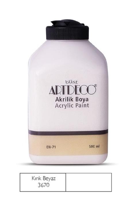 Artdeco 500ml Kırık Beyaz Akrilik Boya 3670