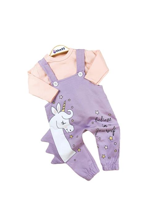 bkm22 Unicorn Baskılı 2'li Slopet Takım
