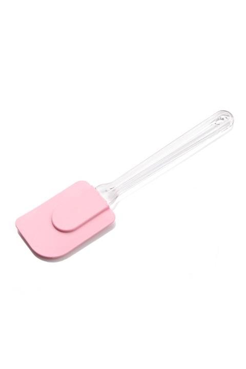 Pazarika Plastik Saplı Silikon Pavia Spatula Pembe