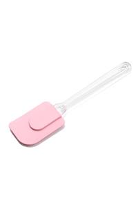 Pazarika Plastik Saplı Silikon Pavia Spatula Pembe